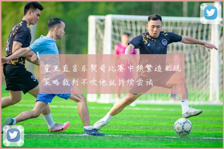 霍里直言东契奇比赛中频繁造犯规策略裁判不吹他就持续尝试